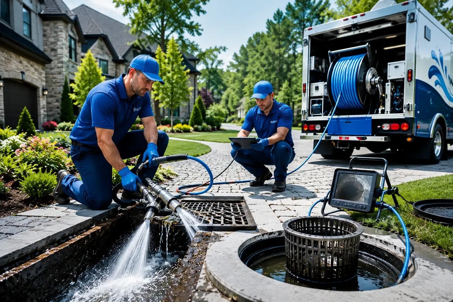 Local outdoor drain cleaning professionals in Athens, PA
